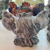 Crystals and Stones Reiki Skull Toothless Figurine Statue Animal Scul-random Model