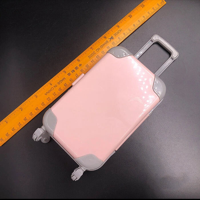 1/6 Scale Pink Luggage Travel Luggage Model Plastic for 12" Figure Model
