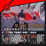 Chainsaw Man Hayakawa Aki Anime PBT Keycaps For Keyboard Accessories Decoration Model