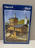 Pola 241 N Scale Forest Sawmill Large Timber Stores Building Kit Factory Sealed Model