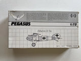 SEE DETAILS Pegasus 1/72 Albatros D. Va Plastic & Metal Aircraft Model Kit WWI Model