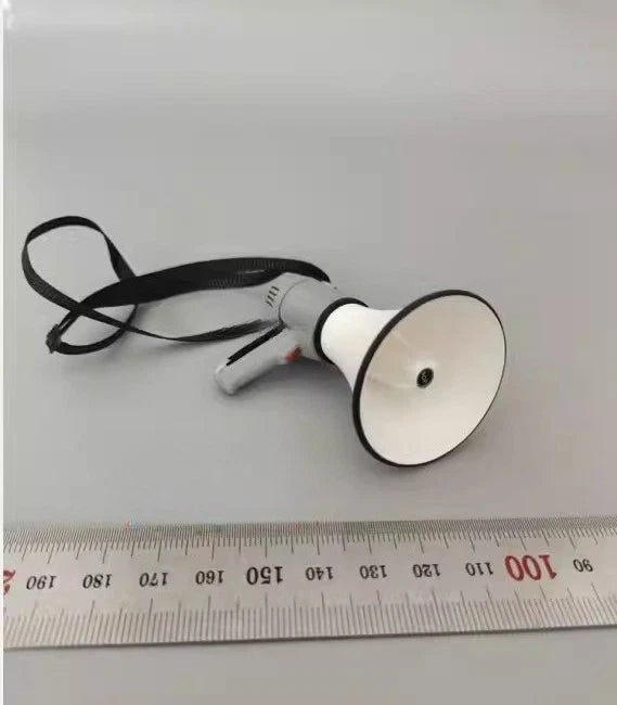 1/6 Scale Soldier Accessories Gray Horn Speaker Model Fits for 12" Action Figure Model