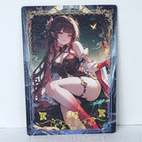 Lingsha Honkai UR Waifu Card Anime Girl Wall Art Oversized Board A5 Model