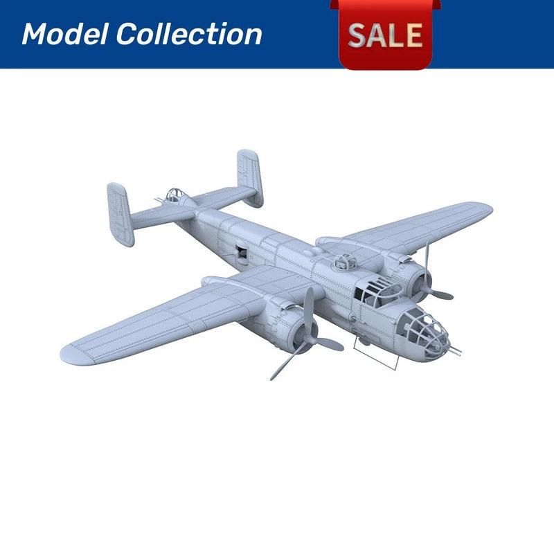 Model Kits 1/350 1/700 1/1250 US Navy B-25J-1 Mitchell Bomber Model