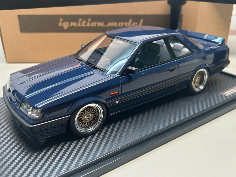 Ignition Model 1/18 Nissan Skyline GTS-R (R31) Skyline Blue Model Car IG3508 Model