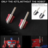 DIY Shockwave Lab SL-65 SL-74 Metal Exhaust Pipe Upgrade Kit For Seige OP Prime Model