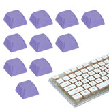 10Pcs XDA Profile Keycap Set PBT Mechanical Numeric Keypads, Purple Model