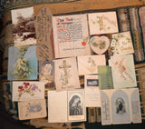Various Early Ephemera Cards Board Photo Many early and later. Model