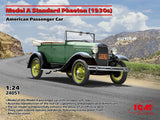 ICM 24051 American Passenger Car Model A Standard Phaeton (1930s) 1/24 Model