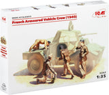 ICM 1/35 French Armored Car Crew (1940) 35615 Plastic Model Model