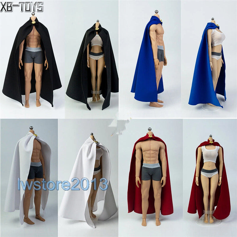 1:6 Cloak Cape Coat Clothes For 12" Male Female PH TBL HT Action Figure Body Toy Model