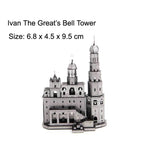 3D Metal Puzzle Tower Building Model Kits DIY Assemble Jigsaw Toys for Children Model