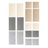 2Pcs Felt Bulletin Boards Push Pin Board for Photos Pictures Memos Creative Cork Model