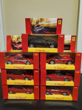 Shell V-Power Ferrari 1:38 Scale Model Cars Complete Set of 7 Model