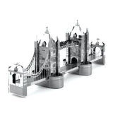 3D Metal Puzzle Tower Bridge Building DlY Jigsaw Assembled Model Adult Toy Model
