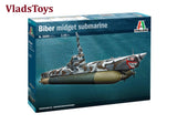 Italeri Plastic Model kit 1/35 WWII German Biber Midget "pocket" Submarine 5609 Model