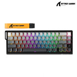 ATTACK SHARK X68 PRO HE Tri-Mode Magnetic Gaming Keyboard 8K RGB 66 Keys Model