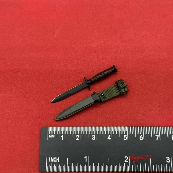 1Set Knife Model Commando Female Male Soldier 1/6 Fits For 12" Action Figure Model