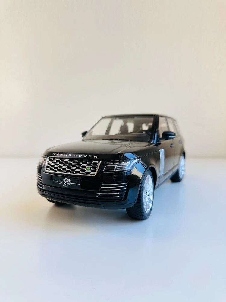1:18 Range Rover SUV Alloy Metal Model Car Black - Alloy Diecast Model