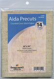 Design Works Crafts 14 Count Aida Fabric Pre-Cut, Oatmeal,Cross Stitch Kits Model