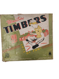 1950s Miniature Wood Timbers Set Construction Kit No 1 Orig Box W/ Instructions Model