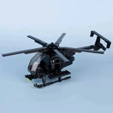 Military Helicopter Assembly Building Kit, MOC Block Model, Display Toy, Kids Gi Model