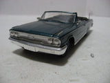 AMT Green 1963 Ford Galaxie 500 XL Custom Conv 1/25 Scale Built Model Kit #6003 Model