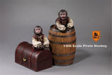 MR.Z 1/6 Pirate Monkey Bucket Box Sets Figure Animal Model Collector Decor Model