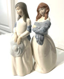 Porcelain Figurines by Mirmasu Diana Valencia Spain LOT 2 Hand Painted Model