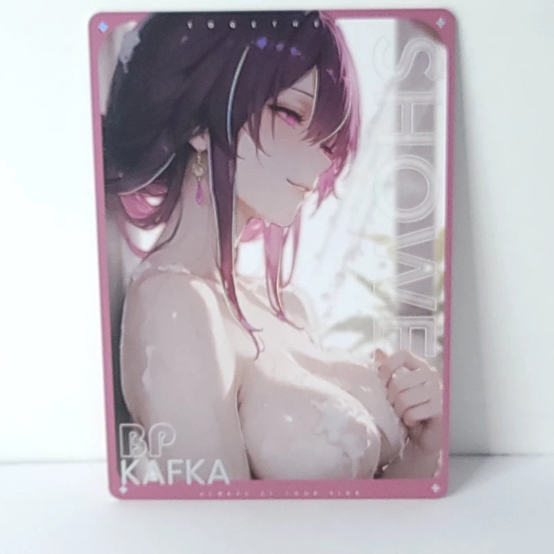 Kafka Limited Shower Waifu Card Anime Girl 112/188 Art Oversized Board A5 Model