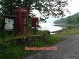 PHOTO  GLENBORRODALE: PHONE POSTBOX AND NOTICE BOARD THE PHONE BOX IS THREATENED Model