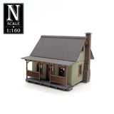 N Scale (1:160)  "Cabin" Building Kit - Pacific Northwest Miniatures Model