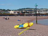 Photo 6x4 Lifeguard board Teignmouth A lifeguard board ready for action o c2014 Model