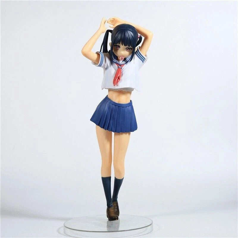 Anime Hentai Sexy Uniform Girl Figure Toy PVC Collect Statue Model 28cm no box Model