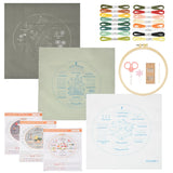3 Pack Embroidery Kit for Beginners for Adults DIY Craft Supplies Model