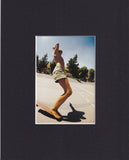 8X10" Matted Postcard Picture 1970s Skateboarding, Hugh Holland: Board Front Model
