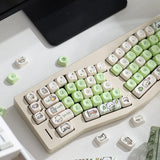 GMK Copy PBT Panda Theme Keycaps MOA Profile 142pcs for Cherry MX Model