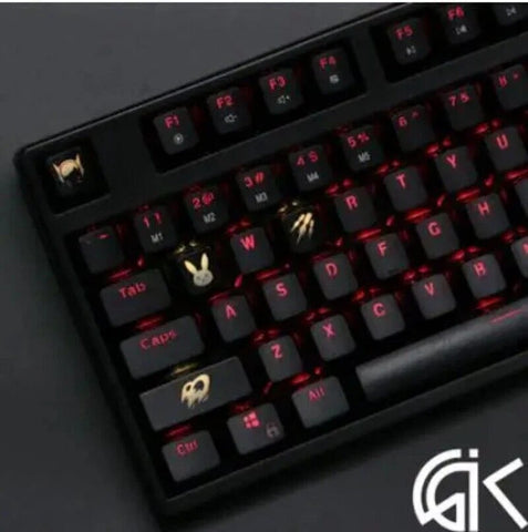 4 pcs/set backlight caps ABS etched OW DVA Keycap gamer Mechanical Keyboard Model