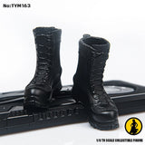 TYM163 1/6 Male Solid Plastic High-heeled Boots Shoes Model Fit 12" Figures Model