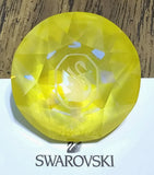 ?? Swarovski Crystal Exclusive 2025, Sunshine Yellow, Chaton Gem Figurine NIB Model