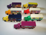 TRUCKS COLLECTION MODEL CARS SET 1:160 N - KINDER SURPRISE PLASTIC MINIATURES Model