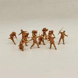 1/72 Scale WWII Us Army Charge Shooting Soldiers 11 Figures Resin Model Kit Model
