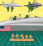 1/144 USA Modern Pilots (fine detail) Resin Kit Model