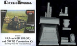 RetroKits Models 105mm leFH 183 TURRET & GUN Conversion Kit Meng World War Toons Model