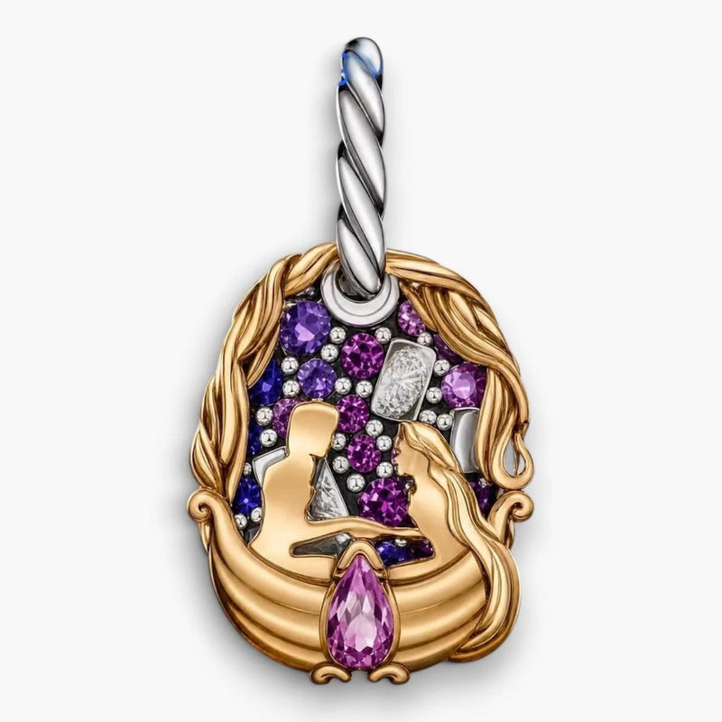 Disneyland Paris exclusive - Pandora Charm - TANGLED RAPUNZEL - NO IMPORT FEES Charms