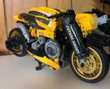 2077 Futuristic Motorcycle Harley Davis  Building Bricks Block Set 679pc Toy Kit Model