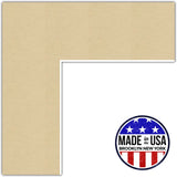 ArtToFrames Custom Green Whisper Picture Photo Frame Mat Matting Board SM Model