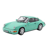1/18 Norev 187327 Porsche 911 Carrera 2 1992 964 Mint Green Diecast Model Car Model
