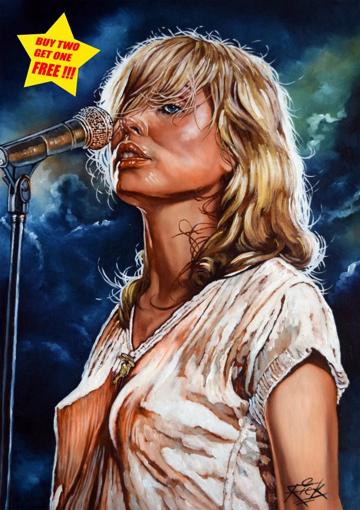 Debbie Harry / Fine Art Print / Sleeved W Backing Board / Signed By Rick Melton Model