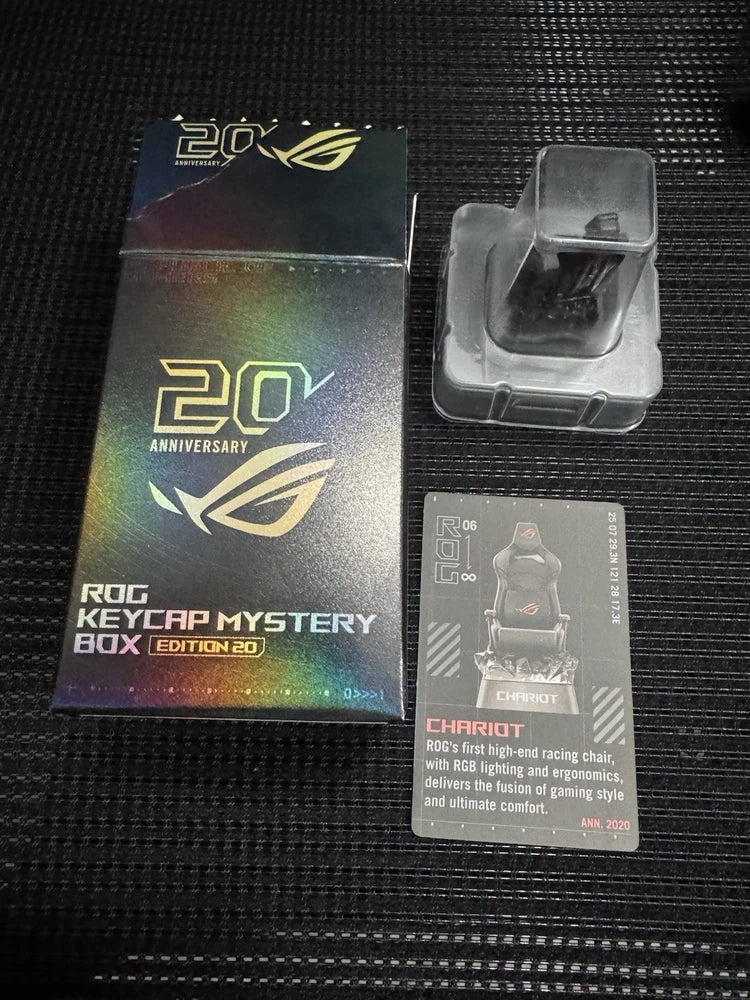 ASUS ROG 20th Edition Keycap Mystery Box ROG Chariot Model